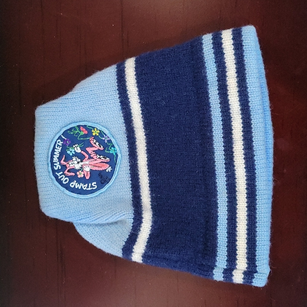 Vintage Number 1 Sun 100% wool Hong Kong beanie with 1971 Bunny patch